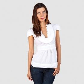 Camisa blanca Lemon Beret: moda ultra femnina