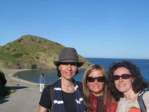 Las tres en Sa Mesquida.