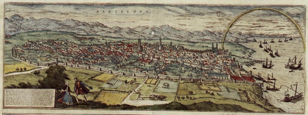 Grabado de Barcelona en la Civitates Orbis Terrarum - Wikipedia