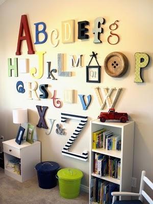 Decorando con letras Decorando con letras