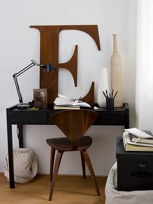 Decorando con letras Decorando con letras