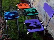 Sillas taburetes redecorados