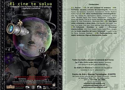 Inicia el Curso de Historia de Cine Mundial  'El Cine te Salva'