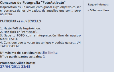 InspirAction lleva su II Edición de FotoActívate a Facebook InspirAction lleva su II Edición de FotoActívate a Facebook