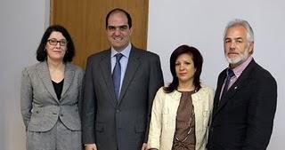 Se reúne Daniel Karam con Anna Terrón I Cusí, Secretaria de Estado de Inmigración y Emigración de España