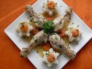 MUSLOS DE POLLO GUISADOS