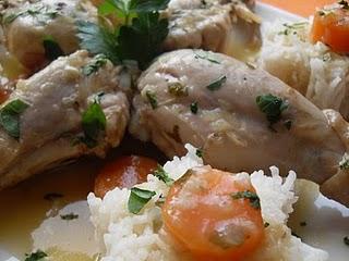 MUSLOS DE POLLO GUISADOS