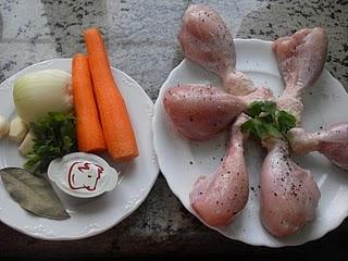 MUSLOS DE POLLO GUISADOS