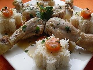 MUSLOS DE POLLO GUISADOS