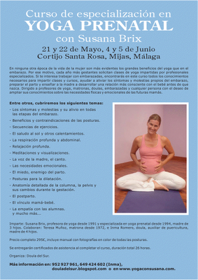 Curso de especialización en Yoga Prenatal