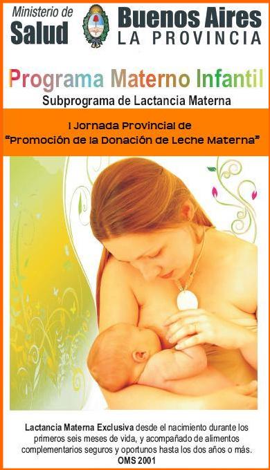 I Jornada Provincial de Promoción de la Donación de Leche Materna