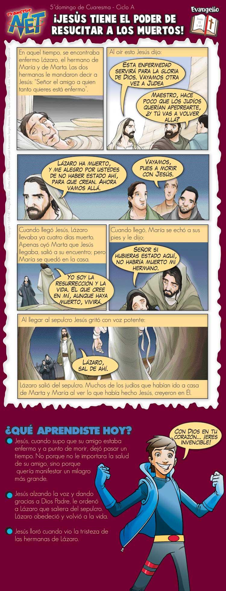 Evangelio Dominical: 10 abril del 2011 (Quinto domingo de Cuaresma)