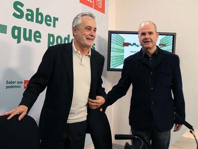 Pugna socialista en Andalucía: Chaves contra Griñán.