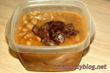 Receta de fabes con rabo, paso a paso