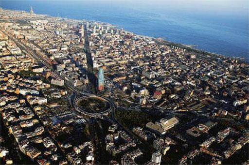 Proyecto de interiorismo de la torre Agbar en Barcelona