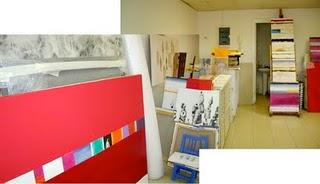 Dos vistas del estudio unos cuantos años atrás