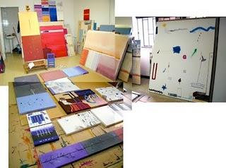 Dos vistas del estudio unos cuantos años atrás