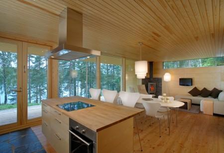 villa de lujo de madera finlandia estilo escandinavo diseño nórdico diseño finlandés diseño escandinavo diseño de interiores decoración nórdica decoración escandinava decoración de interiores casas prefabricadas casas modernas casas de madera casas de diseño 