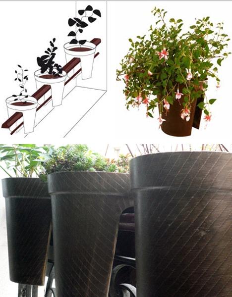 ¿Frío o Caliente? Macetas para la baranda del balcon