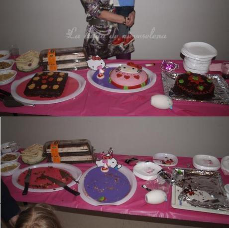 Tarta fondant Kitty para Sofía