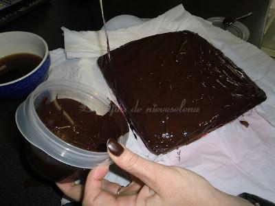 Bomba de chocolate y tarta fondant de chocolate (Las otras tartas del cumpleaños)