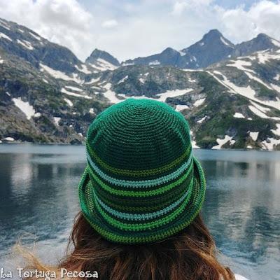 CROCHET SUMMER HAT GRASS