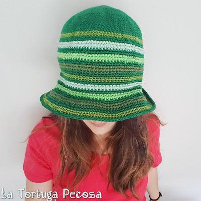 CROCHET SUMMER HAT GRASS