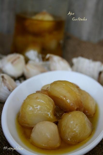 Ajos confitados