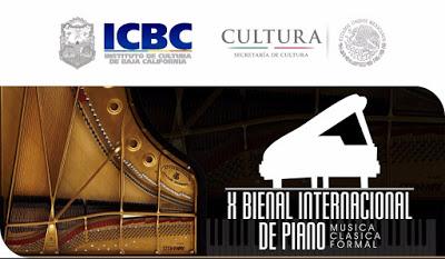 INVITAN A PIANISTAS A PARTICIPAR EN LA DÉCIMA BIENAL INTERNACIONAL DE BAJA CALIFORNIA
