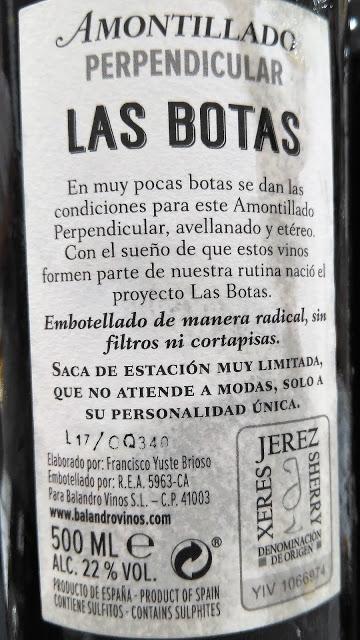 DEALBARIZA: Cata de Balandro Vinos: Vinos del Marco del Jerez: Jueves 2 de agosto de 2018