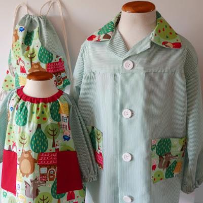 Batas escolares || Patrones de Costura batas escolares para la vuelta al colegio