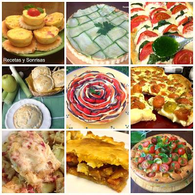 PIZZAS, COCAS, PASTELES SALADOS Y QUICHES VERANO 2018