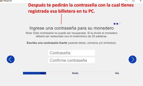 llaves Ultrapoint coin (UPX)