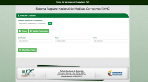 Sistema Registro Nacional de Medidas Correctivas RNMC