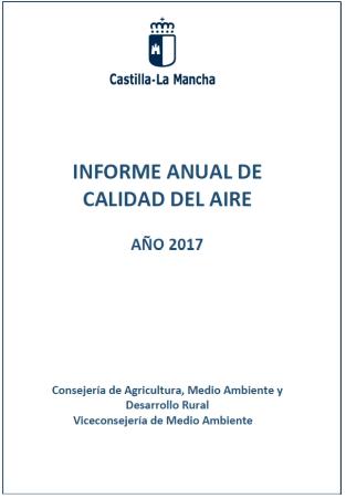 Informe sobre la Calidad del Aire en Castilla-La Mancha durante 2017