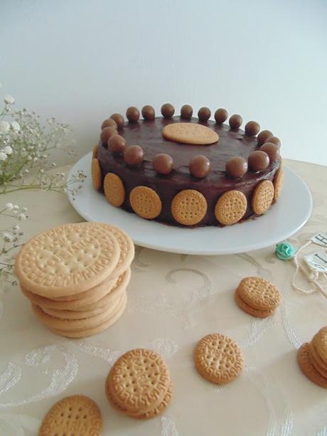 Tarta de galletas para cumpleaños