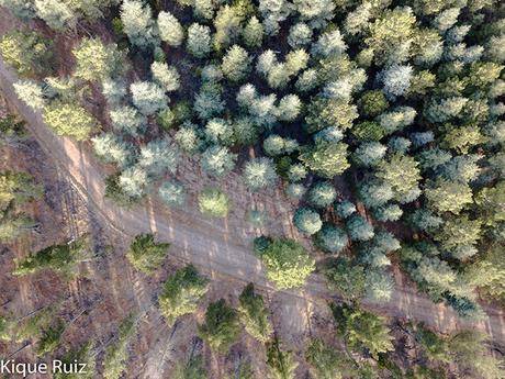 Fotografía aérea de paisaje