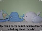 como hacer peluches para decorar habitación bebé