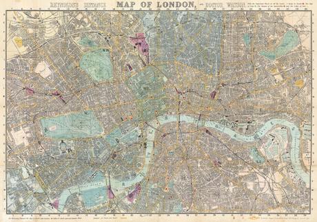 LONDRES EN LAS NOVELAS DE SHERLOCK HOLMES: Mapas y novelas. Un viaje al corazón del Londres victoriano