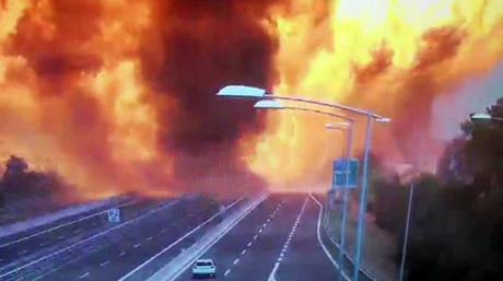 Explosión terrible sacudió la autopista cerca de Bononia