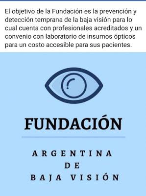 Es legal  la Fundación Argentina Baja Visión