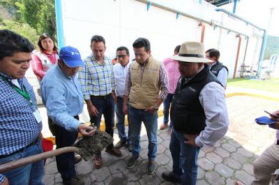 RECORRE Y SUPERVISA LA PLANTA DE TRATAMIENTO DE AGUAS RESIDUALES, EL SECRETARIO DE OBRA PÚBLICA DEL EDOMÉX, RAFAEL DÍAZ LEAL.