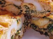 Tortilla calamares espinacas