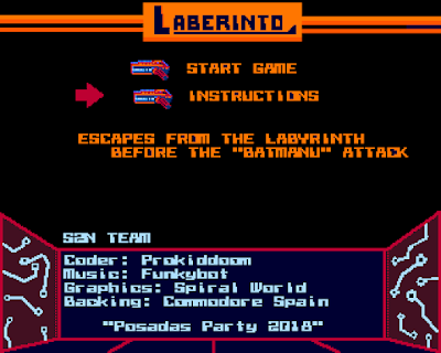 Descarga Laberinto, un nuevo juego para Amiga que fue presentado en la pasada Posadas Party III Descarga Laberinto, un nuevo juego para Amiga que fue presentado en la pasada Posadas Party III