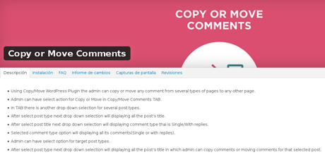 Como mover o copiar comentarios de una pagina o articulo a otro en WordPress