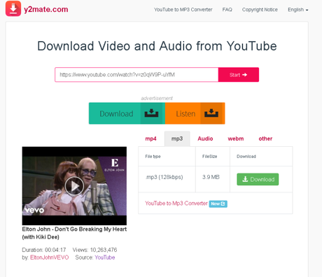 Herramientas para extraer el audio de videos de youtube