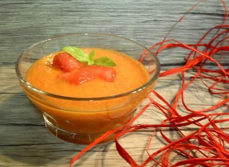 Gazpacho de sandia y tomate