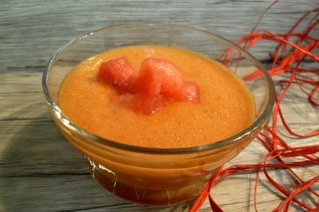 Gazpacho de sandia y tomate