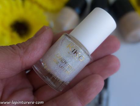 esmalte glitter blanco Kiko