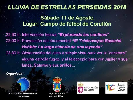 La Asociación Astronómica del Bierzo invita a disfrutar de la lluvia de estrellas desde Corullón La Asociación Astronómica del Bierzo invita a disfrutar de la lluvia de estrellas desde Corullón